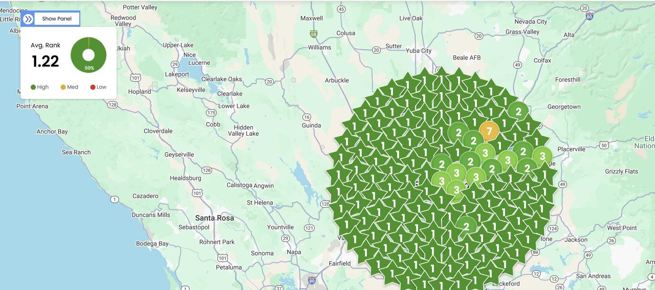 Citywide Maps Tracking